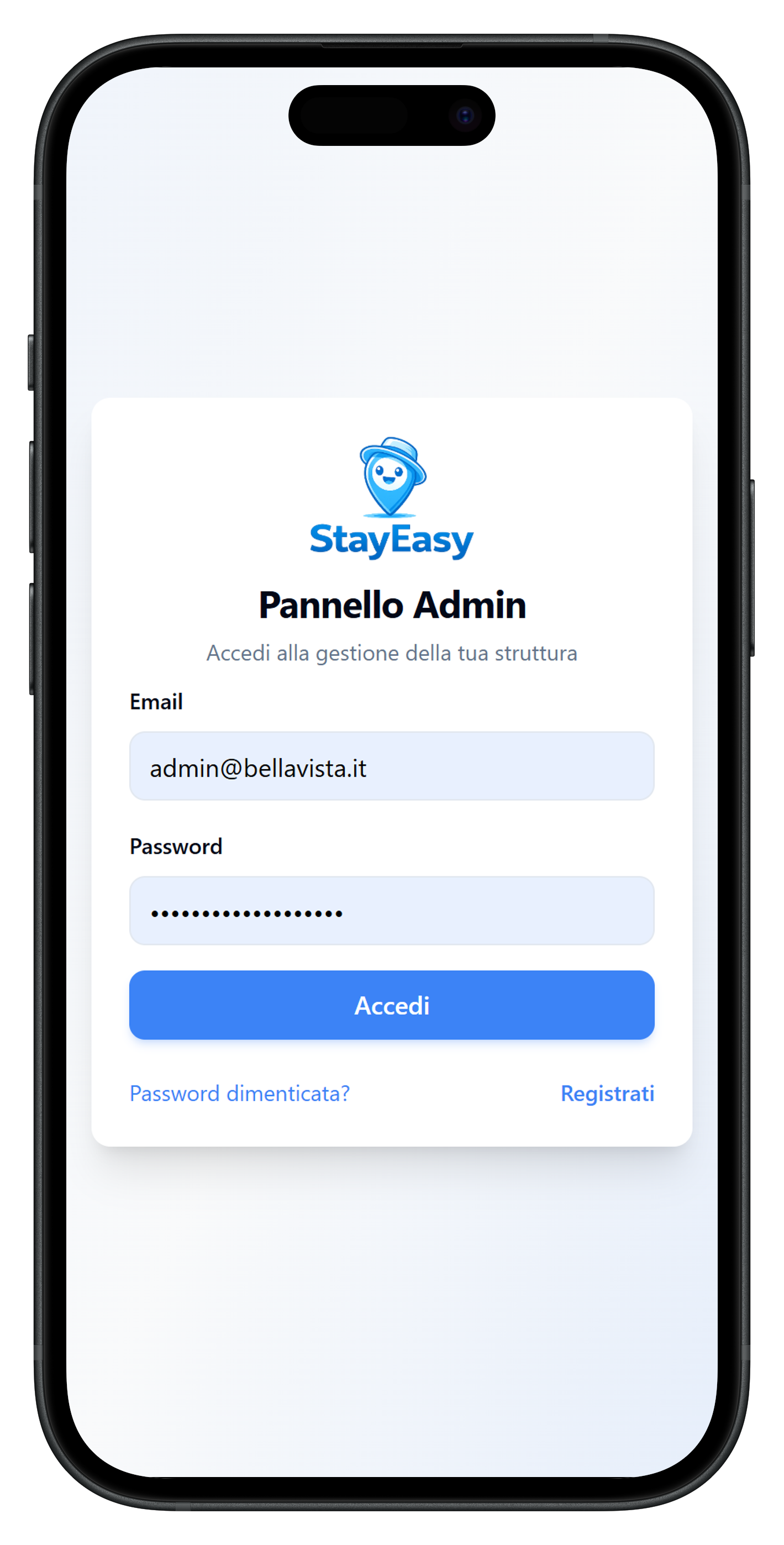 Registrati su StayEasy